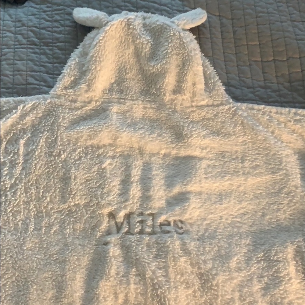Pottery Barn Kids Baby Hooded Towel-Miles